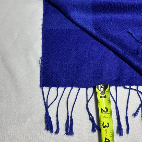 Elegant Blue Women's Scarf Pashmina Wrap Blue /Violet - Picture 11 of 12
